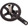 Система SHIMANO ALFINE, S501, 170 мм, интегрированный вал, 45T с кареткой, защита одинарная, черный EFCS501CB5C1L